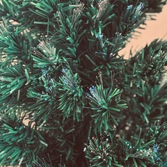 美品　ファイバー　クリスマスツリー　　クリスマス の画像