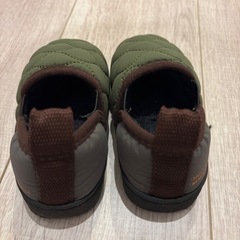 14cm ボアスニーカー　カーキの画像