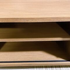 M646 NITORI テレビ台 ローボード  キャスター・スライド扉付の画像