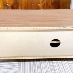 M646 NITORI テレビ台 ローボード  キャスター・スライド扉付の画像