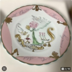 資生堂　花椿　エレーヌトラン　ケーキプレート　中皿　非売品　ノベルティ　2枚の画像