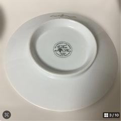 資生堂　花椿　エレーヌトラン　ケーキプレート　中皿　非売品　ノベルティ　2枚の画像