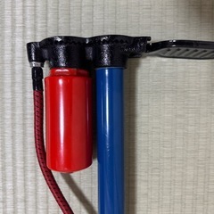 自転車空気入れの画像