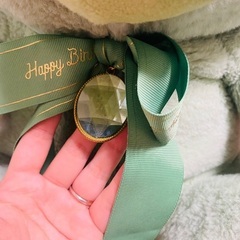 美品 ハッピーバースデーベア 8月 BIGぬいぐるみの画像