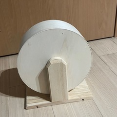 【最終値下げ】木製 大型回し車（静音／小動物用） の画像