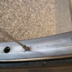 26インチ フロイント ホイール ママチャリ 一般車 前 26x1 3/8 W/O 37-590 タイヤ ブリヂストンの画像