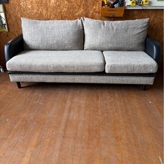 L0608リバーシブルソファー 2〜３人掛け クッション付きの画像