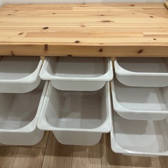 IKEAキッチン、おもちゃ箱等セットの画像