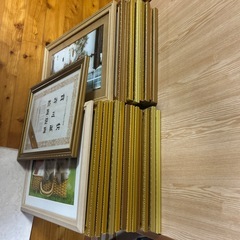 額縁　賞状額　おまけにトロフィー付き
の画像