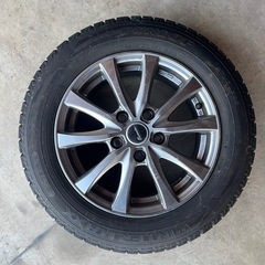 履き替え無料中古スタッドレスタイヤ185/65R15 88Q ダンロップWM02の画像