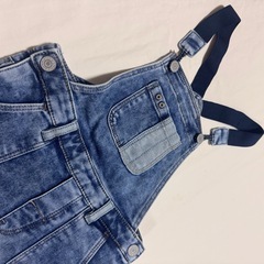 🌈美品　H&M デニムサロペット　90の画像