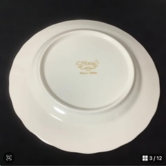 ニットー　中皿　取り皿　銘々皿　ケーキ皿　ピュアホワイトシリーズ　5枚　17㎝の画像