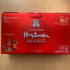 紅蔘元 ホンサムウォン KOREAN RED GINSENG DRINK 韓国紅参ドリンク 500ml 50ml×10袋×3箱セット　賞味期限2028/9/1の画像