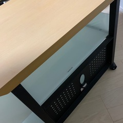 【美品】ガラステーブル テレビ台の画像