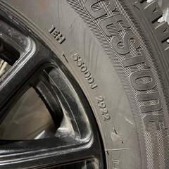 バリ山2ヶ月使用後室内保管 ブリヂストン ブリザック VL10 195/80R15 6穴 BRIDGESTONE BLIZZAK ハイエース スタッドレスの画像