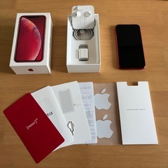 iPhoneXR RED 64GB SIMフリーの画像