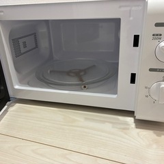 電子レンジ　PJRB-177-WH6 2023年製の画像