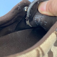 高級coachコーチ🔴スニーカー23センチの画像