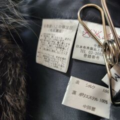 ＆リアルファー＆シルク。フォックス、ラパンの極上着心地のジャケットコート、いかがでしょうか？の画像