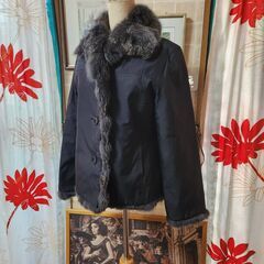 ＆リアルファー＆シルク。フォックス、ラパンの極上着心地のジャケットコート、いかがでしょうか？の画像
