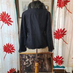 ＆リアルファー＆シルク。フォックス、ラパンの極上着心地のジャケットコート、いかがでしょうか？の画像
