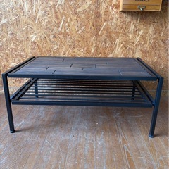 L0612 GRANT センターテーブル アイアンテーブル インダストリアルの画像