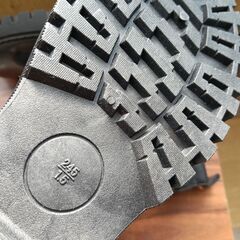 新品 24.5cm レディース ブーツ ブラック 厚底 シューズ サイドゴア 識別番号:【B203-S】の画像