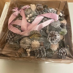 クリスマスリースの画像