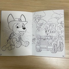 パウパトロール ぬりえ スタンプ　セットの画像