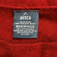 〇新品未使用品。AVOCA(アヴォカ)最高級メリノシルクの極上着心地トップス、いかがでしょうか？の画像