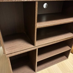 テレビ台  ローボード カラーボックス2つの画像