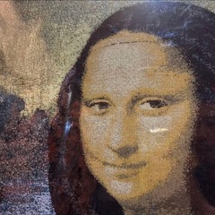 japan kyoto 京都 西陣織 モナリザ アート ART 芸術伝統工芸の画像