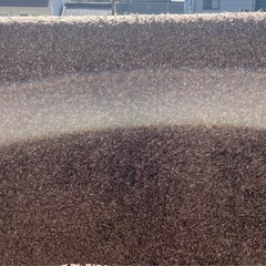 ブラウン　シャギーラグ　約200 240cmの画像