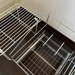収納小物類 ステンレス水切りラック無料！の画像