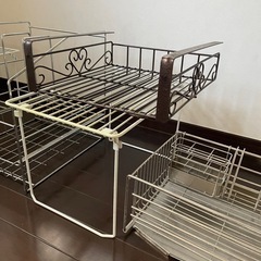 収納小物類 ステンレス水切りラック無料！の画像