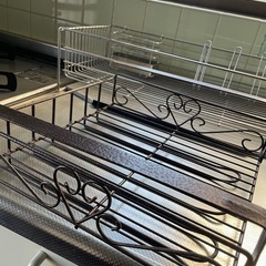 収納小物類 ステンレス水切りラック無料！の画像