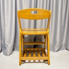 学習椅子　チェア　光製作所　学習デスク　天然木　足掛け　クッション　キャスター付の画像