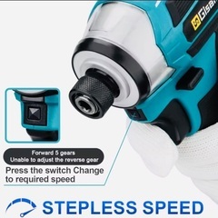 ① ラス❶【超軽量❗️新品 最新型モデル】ハイパワー180N.m❗️18V インパクトドライバー 高品質グリスアップ済の画像