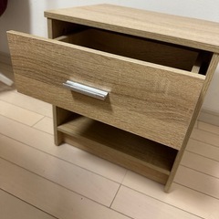 【サイドテーブル／小収納棚】クリーニング済✨ 早い者勝ち！1500円の画像