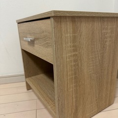 【サイドテーブル／小収納棚】クリーニング済✨ 早い者勝ち！1500円の画像
