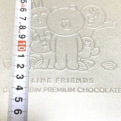 ★【LINE friends チョコレート缶ケ－スの2セット】★美品★の画像