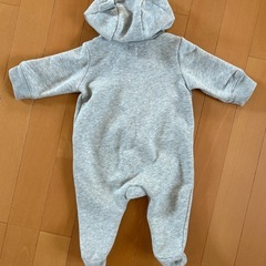 GAP くまフード足付きロンパース 9-12Mの画像