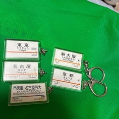 駅名標キーホルダーの画像
