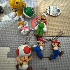 マリオ　マリオカート　プルバックカー　キーホルダーの画像