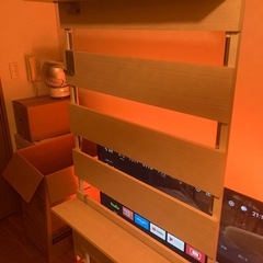 壁面収納　つっぱりラックの画像