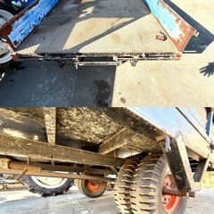 農業用トレーラ  農用運搬車 荷物用トレーラー 
型式不明 270×160cmの画像
