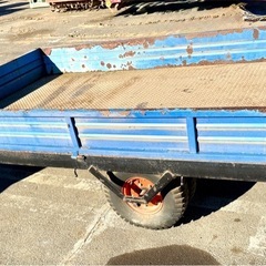 農業用トレーラ  農用運搬車 荷物用トレーラー 
型式不明 270×160cmの画像