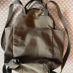 ダントン　2wayリュック　オリーブ色の画像