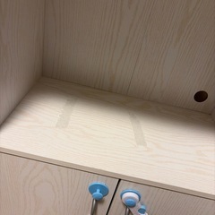 カラーボックス　レンジ台の画像