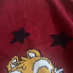 チップ&デール　ボルドー　ニットの画像